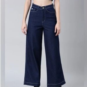 NWT! Avec Les Filles High Rise Wide Leg Jeans​​
